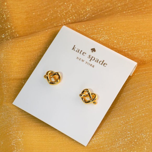 Kate Spade Loves Me Knot Studs (with GIFT BAG) - Picture 2 of 5